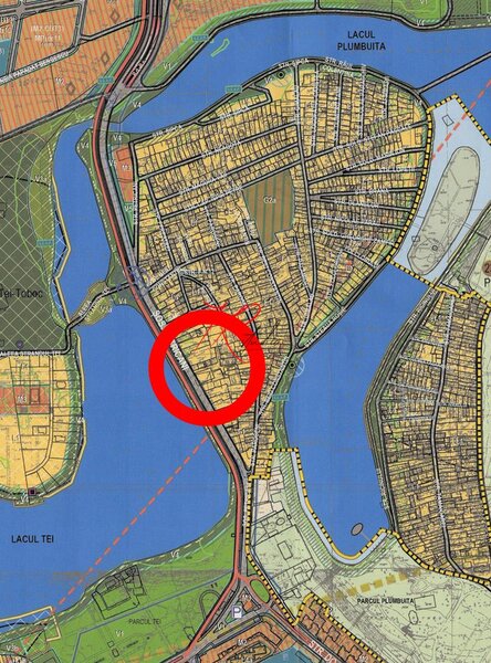 Teren Tei - Petricani la bulevard